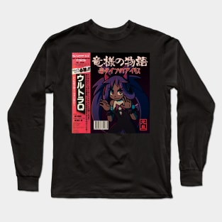 vaporwave anime aesthetic iris gen 5 video game Long Sleeve T-Shirt